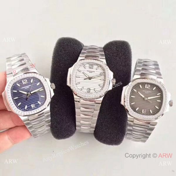 (PPF)Swiss Replica Patek Philippe 7118 Ladies Nautilus Watch Diamond bezel (PPF)Swiss Replica Patek Philippe 7118 Ladies Nautilus Watch Diamond bezel