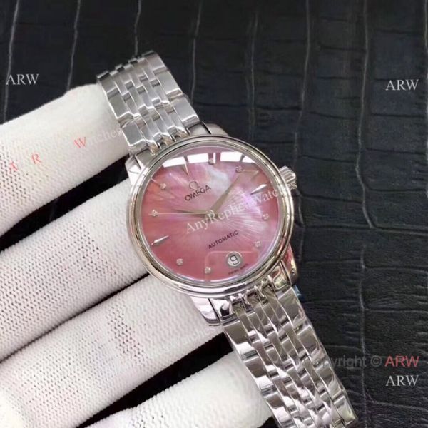 Replica Omega Women Watches Stainless Steel White Mother of Pearl Dial Replica Omega Women Watches Stainless Steel White Mother of Pearl Dial
