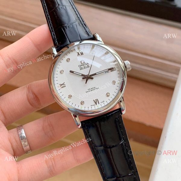Omega De Ville Stainless Steel Blue Dial Replica Watches 41mm Omega De Ville Stainless Steel Blue Dial Replica Watches 41mm