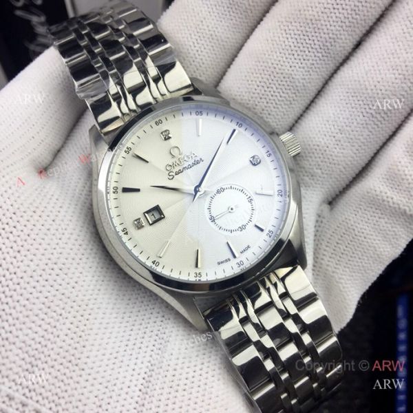 New Copy Omega seamaster Automatic watches Two Tone Black New Copy Omega seamaster Automatic watches Two Tone Black