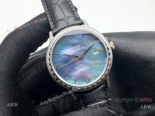 SWISS Replica Omega De Ville Mens Watch Mother of Pearl Face SWISS Replica Omega De Ville Mens Watch Mother of Pearl Face