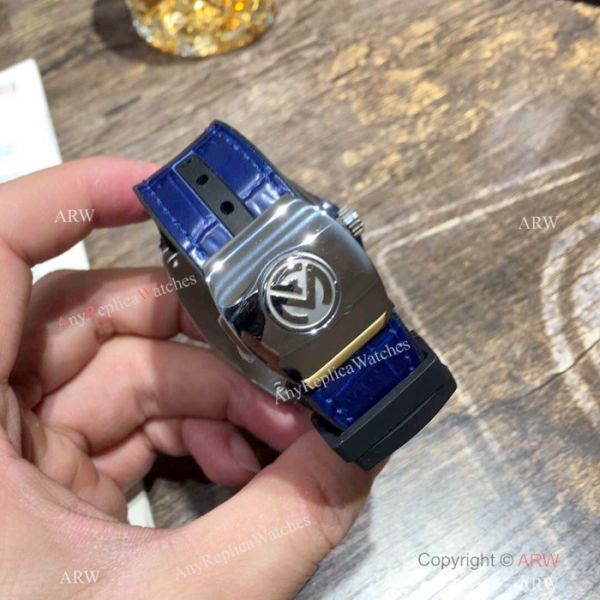 Copy Franck Muller Vanguard Yachting V45 Watch Blue Dial Diamond Marker Copy Franck Muller Vanguard Yachting V45 Watch Blue Dial Diamond Marker