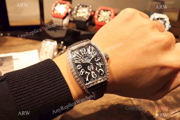 Franck Muller Cintree Curvex Special Edition Replica Watches Diamond Bezel Franck Muller Cintree Curvex Special Edition Replica Watches Diamond Bezel
