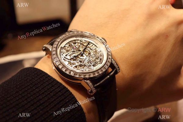 New Replica Franck Muller Round Skeleton Watch SS Diamond Bezel New Replica Franck Muller Round Skeleton Watch SS Diamond Bezel