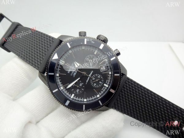 Solid Black Breitling Superocean Heritage II Replica Watches Solid Black Breitling Superocean Heritage II Replica Watches