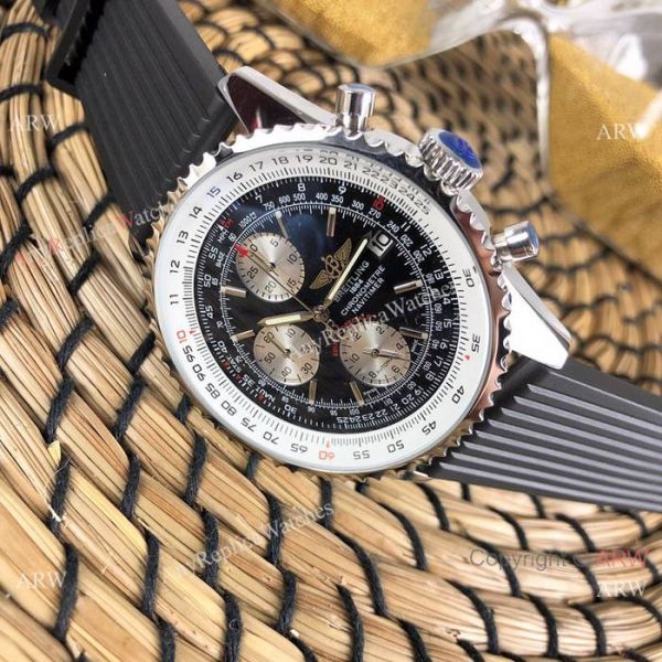 Breitling Navitimer Rubber Strap Edition Speciale Replica Watches White Face Breitling Navitimer Rubber Strap Edition Speciale Replica Watches White Face