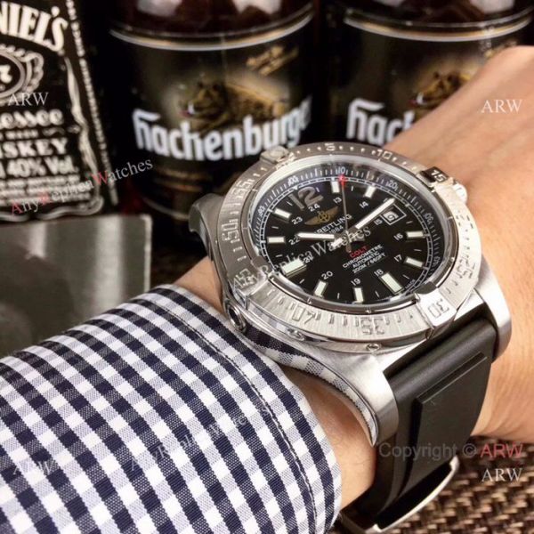 Fake Breitling COLT Automatic Blue Dial Blue Rubber Band Mens Watch Fake Breitling COLT Automatic Blue Dial Blue Rubber Band Mens Watch
