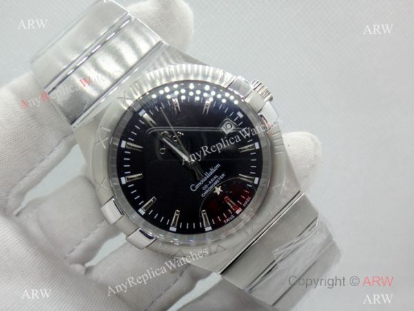 Omega Double Eagle Black Dial Stainless Steel Men Watch Replica Omega Double Eagle Black Dial Stainless Steel Men Watch Replica