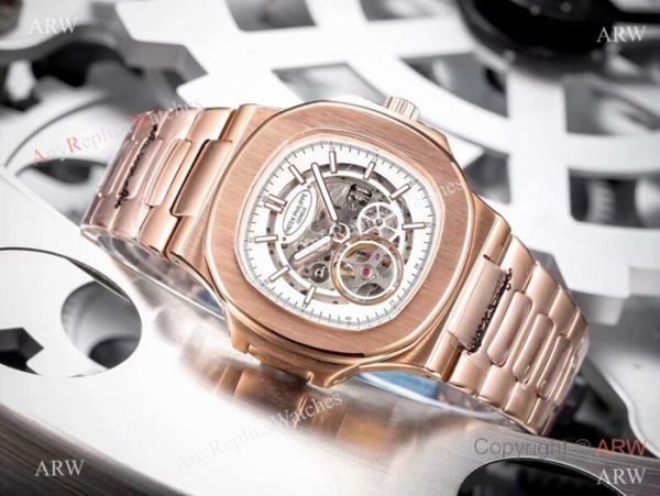 Clone Patek Philippe Skeleton Watches Two Tone Rose Gold 40mm Clone Patek Philippe Skeleton Watches Two Tone Rose Gold 40mm