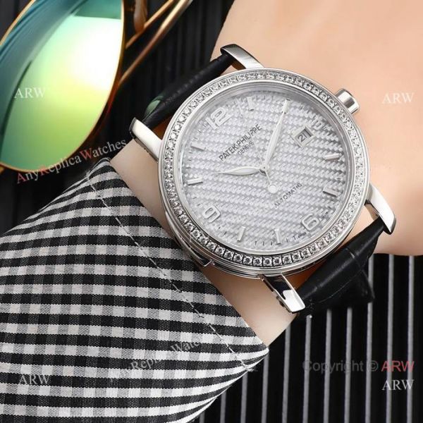 New Style Patek Philippe Calatrava Gray Dial Rose Gold Watches New Style Patek Philippe Calatrava Gray Dial Rose Gold Watches