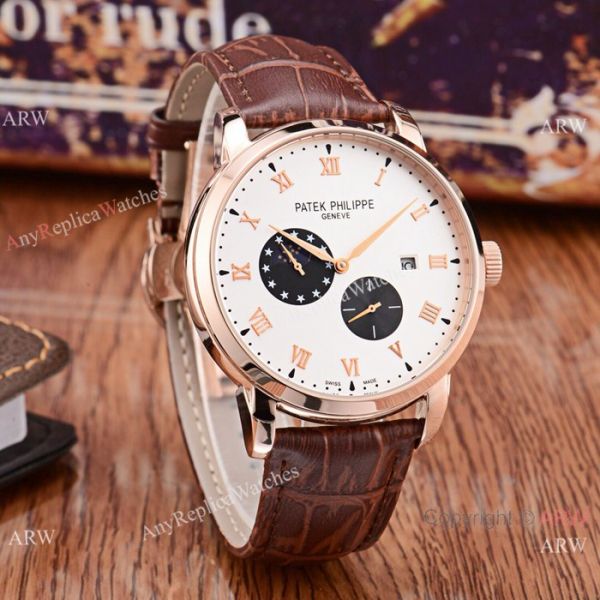 Clone Patek Philippe Calatrava moon phase Watches Automatic Movement Clone Patek Philippe Calatrava moon phase Watches Automatic Movement