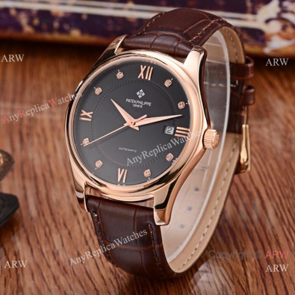 Copy Patek Philippe Calatrava White Face Rose Gold Men Watch Low Price Copy Patek Philippe Calatrava White Face Rose Gold Men Watch Low Price