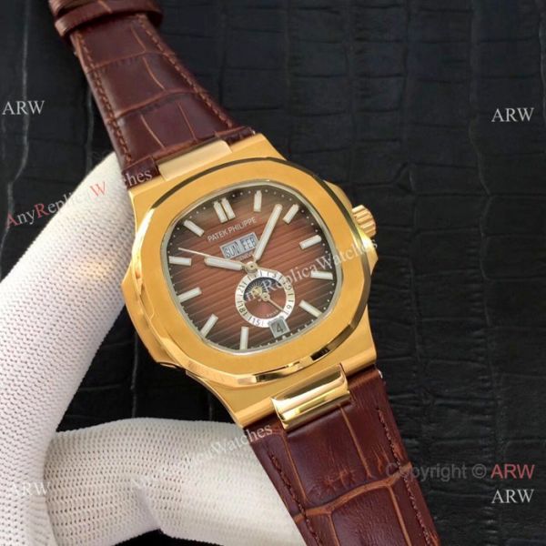 Top Grade Replica Patek Philippe Nautilus Annual Calendar 39.5mm Watch Yellow Gold Top Grade Replica Patek Philippe Nautilus Annual Calendar 39.5mm Watch Yellow Gold