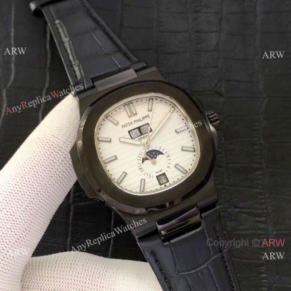 High Qaulity Replica Patek Philippe Nautilus Annual Calendar All Black Watch High Qaulity Replica Patek Philippe Nautilus Annual Calendar All Black Watch