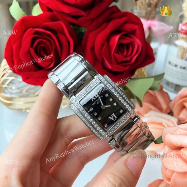2019 Copy Patek Philippe Twenty 4 Stainless Steel Silver Dial Watches 26mm Women 2019 Copy Patek Philippe Twenty 4 Stainless Steel Silver Dial Watches 26mm Women