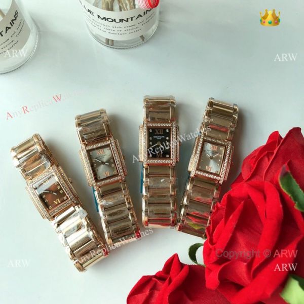 Copy Patek Philippe Twenty-4 Lady Watches Rose Gold Brown Dial -Swiss Quality Copy Patek Philippe Twenty-4 Lady Watches Rose Gold Brown Dial -Swiss Quality