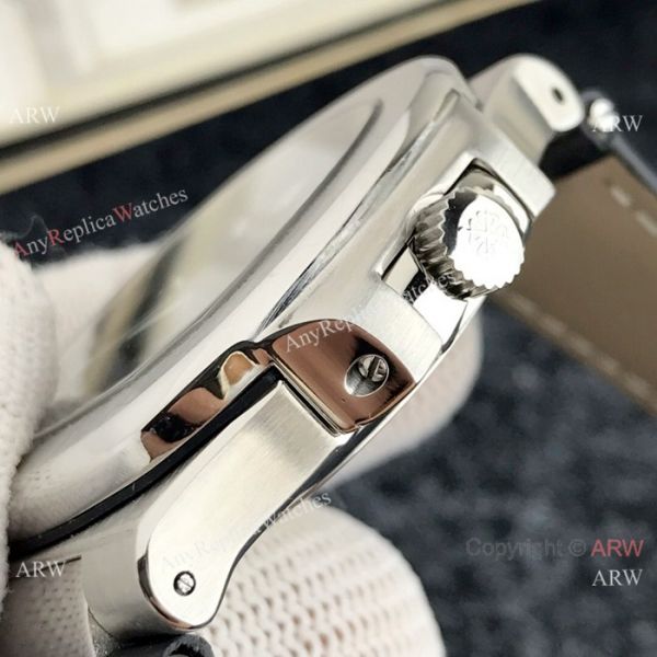 Patek Philippe Tourbillon Black Copy Watch Black Leather Strap Patek Philippe Tourbillon Black Copy Watch Black Leather Strap