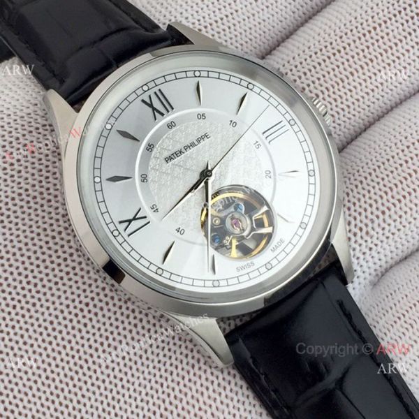 Copy Patek Philippe Tourbillon Men Watch Black Case Red Hand Copy Patek Philippe Tourbillon Men Watch Black Case Red Hand