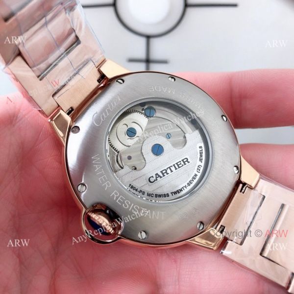 Cartier Ballon Bleu Stainless Steel Black Moonphase Watch New Replica Cartier Ballon Bleu Stainless Steel Black Moonphase Watch New Replica
