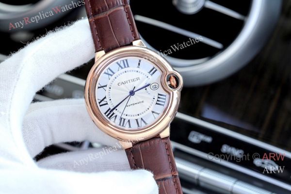 Fake Cartier Ballon Bleu Brown Dial 41mm Watches Swiss Quality Fake Cartier Ballon Bleu Brown Dial 41mm Watches Swiss Quality