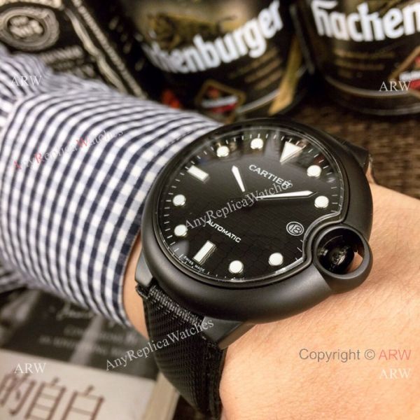 Replica Cartier Ballon Bleu de Black PVD watches New Model Replica Cartier Ballon Bleu de Black PVD watches New Model