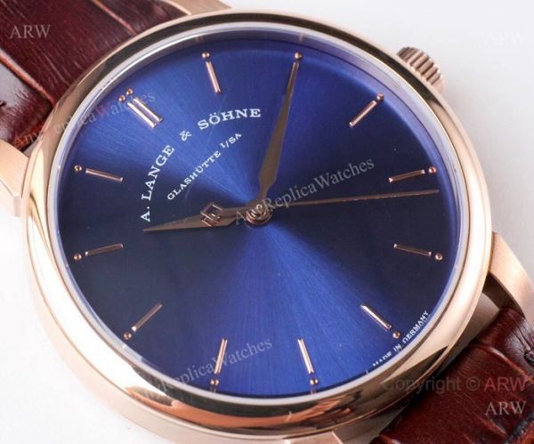Swiss Copy A.Lange Sohne Saxonia Thin Rose Gold watch 9015 Movement Swiss Copy A.Lange Sohne Saxonia Thin Rose Gold watch 9015 Movement