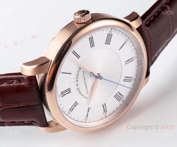 Copy A.Lange Sohne Richard Lang White Roman Dial watch Swiss 9015 Movement Copy A.Lange Sohne Richard Lang White Roman Dial watch Swiss 9015 Movement