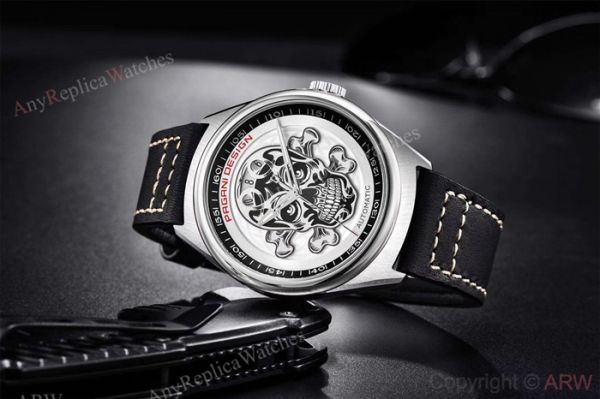 Fake Pagani Design Stainless Steel Skeleton Skull Dial Mens Watch Fake Pagani Design Stainless Steel Skeleton Skull Dial Mens Watch