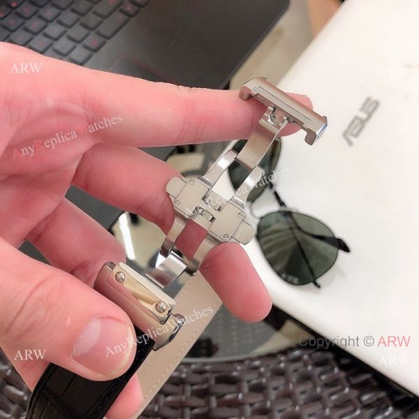 Cartier Santos 100 Diamond Replica Watch SS Full Diamond Cartier Santos 100 Diamond Replica Watch SS Full Diamond