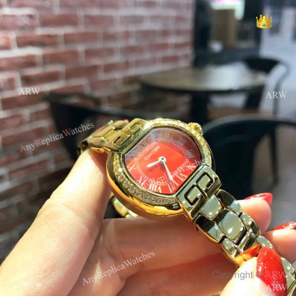 Rotonde de Cartier Yellow Gold Ladies watches 28mm Rotonde de Cartier Yellow Gold Ladies watches 28mm