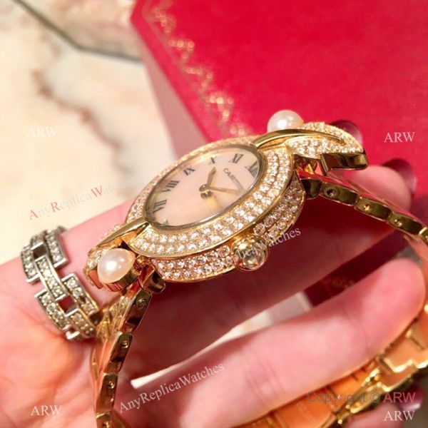 Swiss Quality Cartier Sapphire glass Yellow Gold Watch 33mm Swiss Quality Cartier Sapphire glass Yellow Gold Watch 33mm