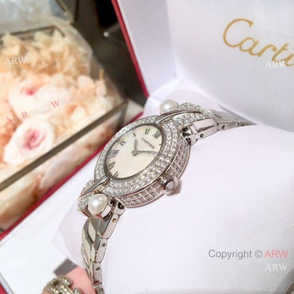Copy Cartier Women Watch Stainless Steel Sapphire glass Swiss Quality Copy Cartier Women Watch Stainless Steel Sapphire glass Swiss Quality
