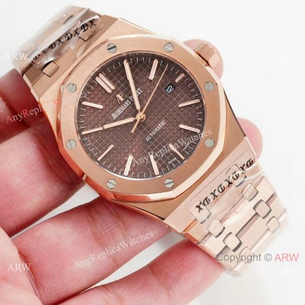 Swiss Grade Audemars Piguet Royal Oak Replica Watch Rose Gold Swiss Grade Audemars Piguet Royal Oak Replica Watch Rose Gold
