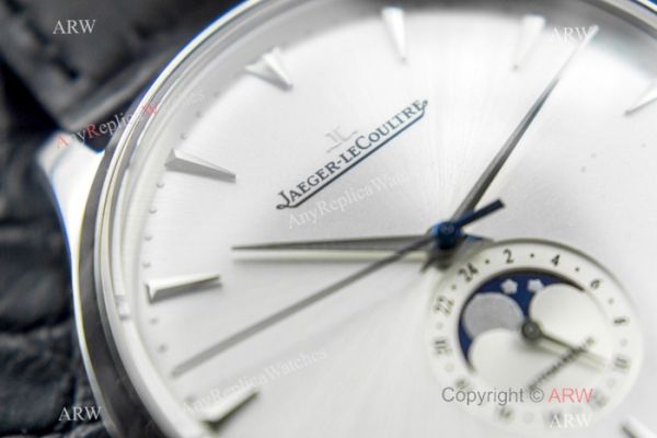Swiss Copy Jaeger-LeCoultre Master Ultra Thin Moon Watch 39mm SS Silver Face Swiss Copy Jaeger-LeCoultre Master Ultra Thin Moon Watch 39mm SS Silver Face