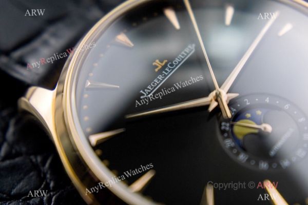 Swiss Copy Jaeger-LeCoultre Master Ultra Thin Moon 39 mm Watch Gold Case Swiss Copy Jaeger-LeCoultre Master Ultra Thin Moon 39 mm Watch Gold Case