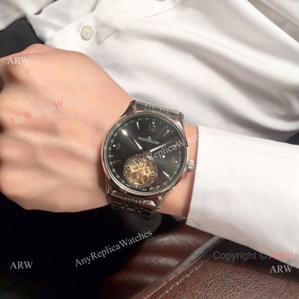 Best Copy Jaeger-LeCoultre Two Tone Rose Gold Tourbillon Watch 42mm Best Copy Jaeger-LeCoultre Two Tone Rose Gold Tourbillon Watch 42mm