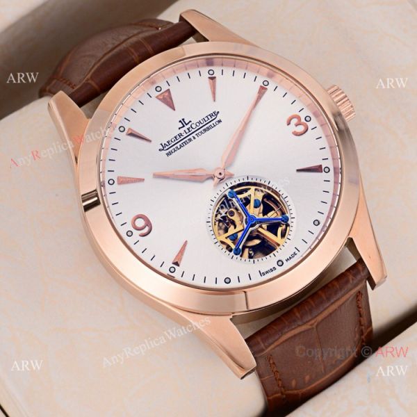 Fake Jaeger-LeCoultre Flying Tourbillon Rose Gold Arabic Watch 43mm Fake Jaeger-LeCoultre Flying Tourbillon Rose Gold Arabic Watch 43mm