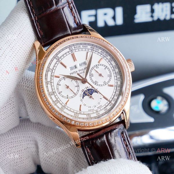 Swiss Copy Patek Philippe Base 1000 Watches Diamond Bezel 40mm Swiss Copy Patek Philippe Base 1000 Watches Diamond Bezel 40mm