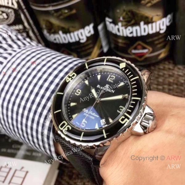 Copy Blancpain Fifty Fathoms Quartz Watch Blue Dial Blue Bezel Copy Blancpain Fifty Fathoms Quartz Watch Blue Dial Blue Bezel