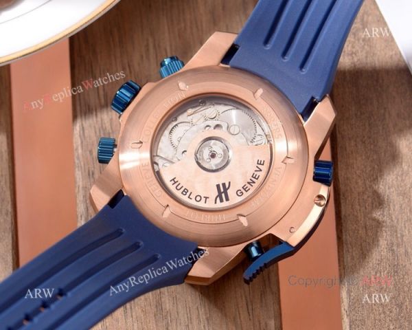 2019 Replica Hublot Big Bang Perpetual Calendar watch Rose Gold Blue Face 2019 Replica Hublot Big Bang Perpetual Calendar watch Rose Gold Blue Face