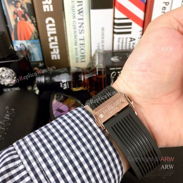 New Replica Hublot Big Bang King Unico Watch Rose Gold Case New Replica Hublot Big Bang King Unico Watch Rose Gold Case