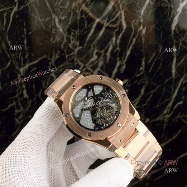 High Quality Copy Hublot Classic Fusion Squelette Tourbillon Watch All Black High Quality Copy Hublot Classic Fusion Squelette Tourbillon Watch All Black