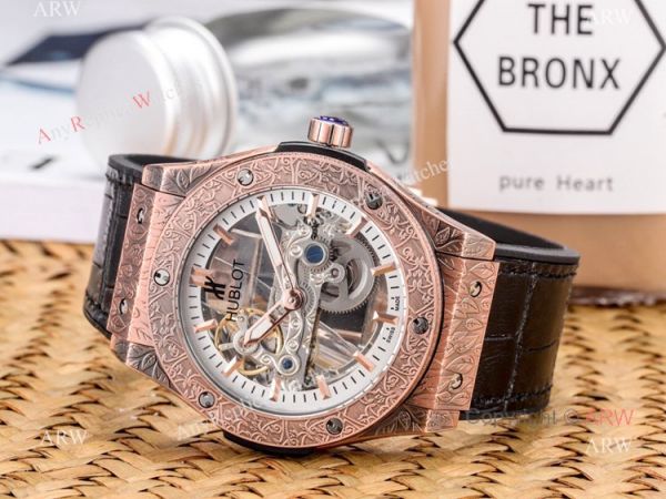 Copy Hublot Classic Fusion Tattoo Wristwatch Black Gummy Strap Copy Hublot Classic Fusion Tattoo Wristwatch Black Gummy Strap