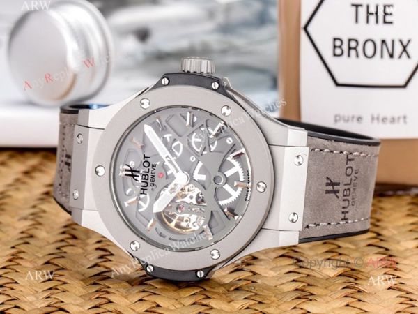Fake Hublot Classic Fusion Rose Gold Skeleton Wristwatch 45mm Fake Hublot Classic Fusion Rose Gold Skeleton Wristwatch 45mm