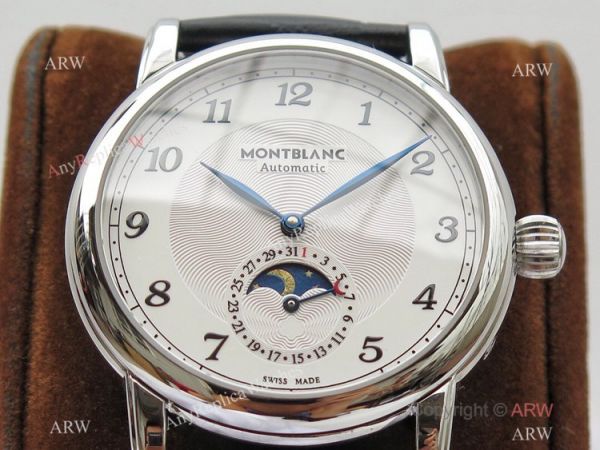 Swiss Montblanc Star Legacy Moon phase U0116508 White Dial Watch Best 1:1 Replica Swiss Montblanc Star Legacy Moon phase U0116508 White Dial Watch Best 1:1 Replica
