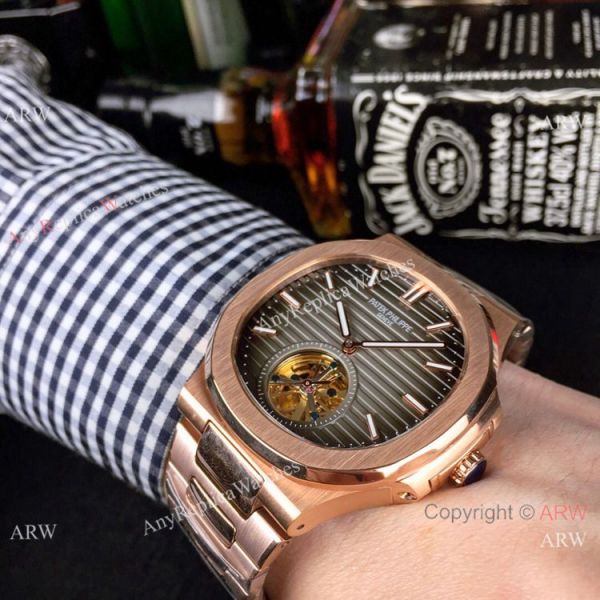 Best Replica Patek Philippe Tourbillon Watches 40mm Rose Gold and White Best Replica Patek Philippe Tourbillon Watches 40mm Rose Gold and White
