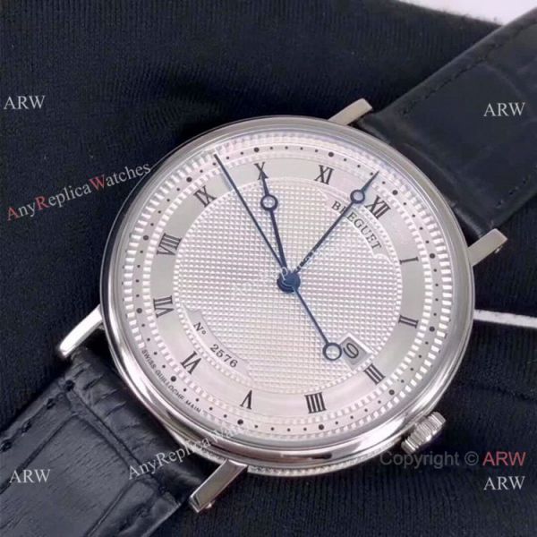 Swiss Replica Breguet Classique 2892 Watches SS Silver Dial Swiss Replica Breguet Classique 2892 Watches SS Silver Dial