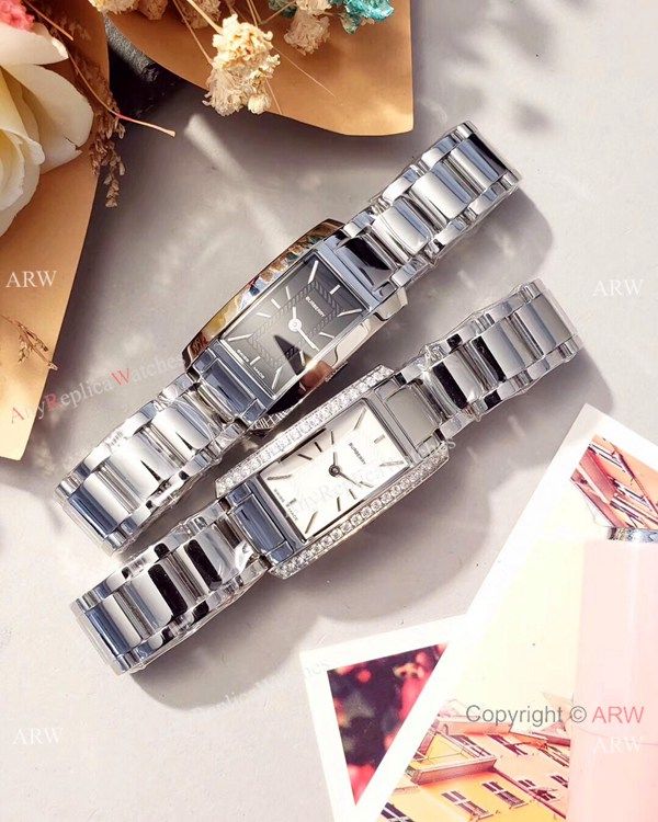 Swiss Quality Replica Burberry Lady Watches Stainless Steel White Face Swiss Quality Replica Burberry Lady Watches Stainless Steel White Face