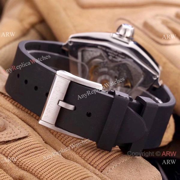 Copy Hamilton Ventura XXL Auto Elvis Anniversary Blacksteel Watch 45mm Copy Hamilton Ventura XXL Auto Elvis Anniversary Blacksteel Watch 45mm
