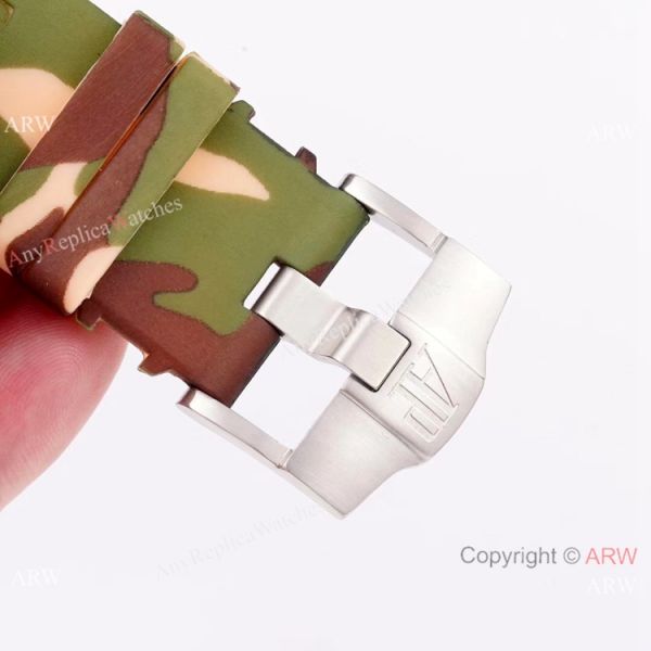 2019 Copy Audemars Piguet Royal Oak Offshore Watch SS Camouflage Strap 2019 Copy Audemars Piguet Royal Oak Offshore Watch SS Camouflage Strap